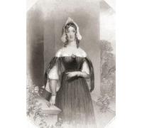 Anne Page. Personaje femenino principal de la obra de Shakespeare Las felices esposas de Windsor. De la galería Shakespeare publicada c.1840. Póster impreso por Ken Welsh (12 x 17)