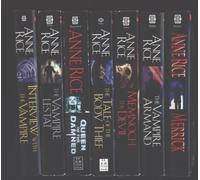 Anne Rice 7 Book Set "Interview with the Vampire", "The Vampire Lestat", "Queen of the Damned", "The Tale of the Body Thief", "Memnoch the Devil", "The Vampire Armand" and "Merrick" (Vampire Chronicles)
