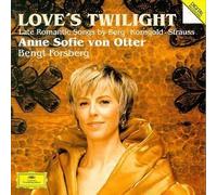 Anne Sofie von Otter: Love's Twilight - Late Romantic Songs by Berg, Korngold, Strauss Import Edition by Anne Sofie von Otter (1994) Audio CD by Unknown (0100-01-01)