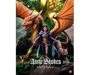 Anne Stokes: Mystic World Posterkalender 2026: Mystische Wesen in einem Wandkalender für Fantasy-Fans. Kalender im Format 34 x 44 cm.