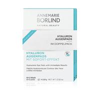 ANNEMARIE BÖRLIND Almohadillas para los ojos con efecto instantáneo (12 x 2 unidades) en pack XXL - Parches para los ojos, antiojeras, arrugas y líneas, con hialurón, alisadores y refrescantes