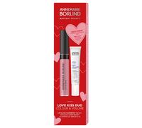 ANNEMARIE BÖRLIND Love Kiss Duo Colour & Volume - Brillo de labios Raspberry (9,5 ml) + suero labial de volumen de colágeno natural (5 ml) - Dúo de color y volumen para labios llenos y suaves