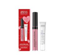 ANNEMARIE BÖRLIND Love Kiss Duo Colour & Volume - Brillo de labios Raspberry (9,5 ml) + suero labial de volumen de colágeno natural (5 ml) - Dúo de color y volumen para labios llenos y suaves
