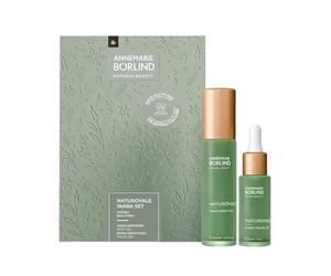 ANNEMARIE BÖRLIND NATUROYALE !NARA SET - Aceite corporal (50 ml) + aceite facial (30 ml) - Dúo hidratante y reafirmante para el cuerpo y la cara, con exclusivo aceite nara de Namibia, vegano