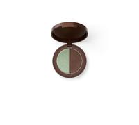 ANNEMARIE BÖRLIND Sombra de ojos Duo Shimmering Moss & Grounded Brown 2,4 g | Paleta de sombras de ojos, 2 unidades, marrón mate, verde brillante, textura aterciopelada, sombra de ojos altamente