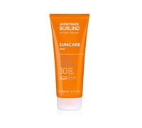 ANNEMARIE BÖRLIND SUNCARE BODY - Fluido solar SPF 30 (200 ml) - Alta protección solar y cuidado, filtro UVA y UVB, hidrata, se absorbe rápidamente, vegano