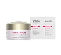 ANNEMARIE BÖRLIND SYSTEM ABSOLUTE Crema de noche regeneradora 50 ml + | Cuidado de noche antienvejecimiento, muestra gratis, sérum facial y crema de ojos, suaviza la piel, promueve la producción de