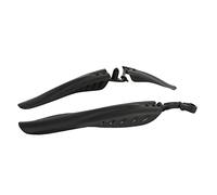 Anneome 1 par Guardabarros de Bicicleta Negro para y Protector de Barro Delantero y Trasero Accesorios de Ciclismo Resistentes y Viento Instalación y Desmontaje