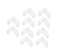 Anneome 10 Pares Patch de la nariz de las gafas lentes almohadillas blandas para la nariz para anteojos partes Cubrir accesorios para gafas reemplazo de almohadillas nasales para anteojos