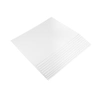 Anneome 10 Piezas Lámina de Espuma Pvc de Color Claro para Construcción de Modelos, Tablero Práctico de Plástico Adecuado para Decoración y Maquetas en Patios y Mesas de Arena