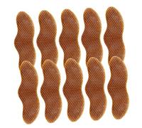 Anneome 10 Piezas Parches Nasales de Hidrogel para Adultos y Efecto Refrescante y de Congestión Diseño Cómodo y Flexible para Uso Casa Oficina o Viaje Pack de Unidades Marrón