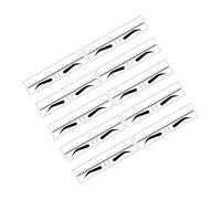 Anneome 10 Piezas Plantillas para Maquillaje de Cejas Rígidas Azul Herramienta de Dibujo para Diseño y de Cejas Útiles para Mujeres