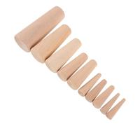 Anneome 10 Piezas Tapón de Imbornal de Barco de Madera, Tapón de Drenaje de Kayak, Cónico, para Drenar Agua y Evitar Filtraciones, para Barco y Yate