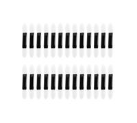 Anneome 100 piezas Aplicadores de Esponja Doble Punta Ovalada para Sombras de Ojos Herramientas Esenciales de Maquillaje para Artistas de Brochas Desechables para Mujeres y Niñas