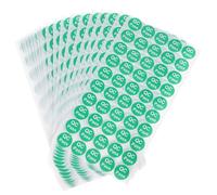 Anneome 1000 piezas Etiquetas Adhesivas de Aprobada de Pegatinas para Control de Gestión de Inventarios y Almacén para Verificación de Productos