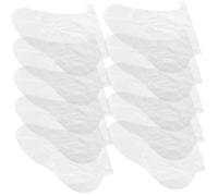 Anneome 1000 Piezas Protectores Desechables para Pies de Plástico Unidades Cubre Pies Impermeables para Cera Caliente Botines Transparentes de Tubo para Baño y Cuidado Hidratante