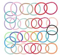 Anneome 100piezas Banda Cabello De Liga Elástica Fuerte Que No Rompe Bandas Elásticas Pelo Accesorios Cabello Para Niñas y Mujeres Para Decoración De Pelo