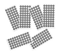 Anneome 10hojas Marcador Reflectante para Escáner Puntos De De Alta Reflexión y Resistencia Al Desgarro para Escaneo y De Usar