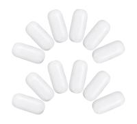 Anneome 12 Piezas barras para laboratory magnetic stirring barras magnéticas de agitación White