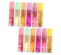 Anneome 12 piezas Brillo Labial Transparente Hidratante Cuidado Labios Natural Sin Color Regenerador para Mujeres y Niñas
