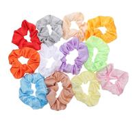 Anneome 12 piezas Unidades Anillas de Pelo LED para Mujer Lazos para Cabello Resistentes y Ligeros Accesorios para Peinados Fiestas y Uso Diario