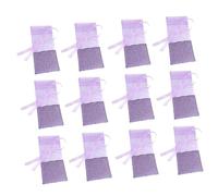 Anneome 12piezas Bolsa Tipo Bolsita Pequeña De Gasa Sobres Vacíos Bolsitas Para Almacenar Especias Lavanda Perfumados