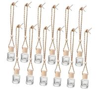 Anneome 12piezas Frasco De Perfume Decorativo Contenedor Reutilizable Difusor Para Coche