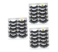 Anneome 15 pares Pestañas Postizas Voluminosas Densas y Realistas para Maquillaje Natural de Mujer y Niñas Extensiones Suaves y Cómodas para Uso Diario y Profesional