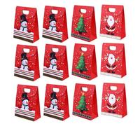 Anneome 15piezas Bolsas De Obsequio De Navidad Bolsa De Obsequio Para Navidad Para Fiestas Embalaje Para Regalos