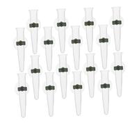Anneome 16 piezas Tubo de Almacenamiento de Agua para Flores con Ventosa de Tubos Individuales Reutilizables para Conservación de Flores de Hidratación y Nutrientes Arreglos