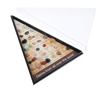 Anneome 1juego Especímenes De Minerales Naturales De Cristales De Agata Para Decoración De Escritorio y Enseñanza De Geografía Para Coleccionistas