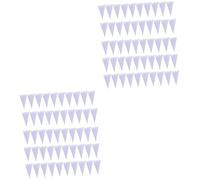 Anneome 2 Juegos de Confeti con Forma de Cono para Envolver Flores Pequeños Ramos Flores Secas Patrón de Encaje para Decoración de Bodas 50 Unidades