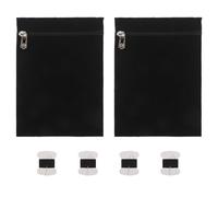 Anneome 2 Piezas Bolsillo Oculto para Coser en Chaquetas y Abrigos, Bolsillo Interior Antirrobo Cremallera, Compartimento Secreto Pasaporte, Organizador Resistente para Ropa de Invierno