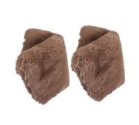 Anneome 2 Piezas Calentadores de Manos de Piel Sintética Suaves y Cálidos para Invierno Manguitos Tubulares Aislantes Multifuncionales para Mujeres Accesorios Cómodos y Portátiles para