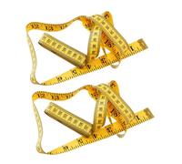 Anneome 2 Piezas Cinta Métrica Flexible Doble Cara Metros para Costura y Medición Corporal Portátil y Práctica para Sastres y Artesanos de Unidades