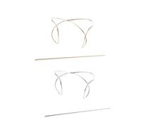 Anneome 2 piezas Metal Bun Cage Irregular Curved Hair Stick Women S Hair Accessories For Buns In And For Weddings Daily Use And Special Occasions