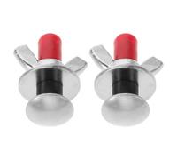 Anneome 2 Piezas Pernos de Acero Inoxidable para Placa Trasera de Buceo Tornillos Tipo con Tuerca de ala Resistentes la Corrosión para Equipo de Buceo Submarino Kit