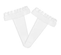 Anneome 2 Piezas Plantilla Pestañas de Silicona Reutilizable Herramienta Guía para Aplicación Precisa de Máscara de Pestañas Fácil Limpieza Diseño Ergonómico para Maquillaje de Ojos