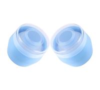 Anneome 2 piezas Unidades Polvo Corporal para Niña con Esponja Suave y Caja Portátil Aplicador Uniforme con Tamiz para Recién Nacido y Cuidado Infantil