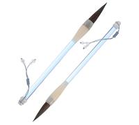 Anneome 2 pinceles de escritura china: bolígrafo de tinta para copiar escrituras, caligrafía, arte japonés, pincel kanji, para practicar caligrafía, para estudiantes.