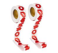 Anneome 2 rollos Pegatinas Adhesivas para Cuerpo para Unidades Diseño Fácil de Usar y Decorar Pegatinas Prolongadoras para Tomar Sol Autoadhesivas y Removibles
