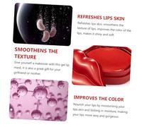 Anneome 20 piezas Parches Labiales Hidratantes Labios Colágeno Antiedad Suavizante Labios Secos Agrietados Cuidado Natural Portátil