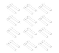 Anneome 200 Piezas Retenedor de Lente sin Montura de Tapones Dobles para Fijación de Gafas Arandela Convexa para Gafas Accesorios de Tornillo para Reparación de Monturas