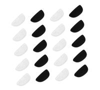 Anneome 20pares Protección Puente Nariz Gafas Almohadillas Nasales Silicona Suave Clip