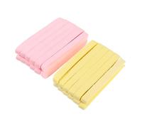 Anneome 24 piezas Unidades Esponjas Faciales Comprimidas Redondas para Limpieza Profunda Absorbentes y Suaves Amarillo y Rosa para Maquillaje y Cuidado Diario