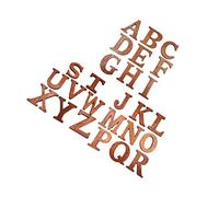 Anneome 26 Piezas Letras De Madera De Madera De Decoración Creativa De Pared Para Manualidades Educativas Juguete Para Aprender Inglés