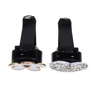 Anneome 2piezas Clip De Ventilación De Auto Decorativo Diseño De Corazón y Flor Accesorios Para Aire Acondicionado De Vehículo Decoración Elegante y Funcional Compatible Marcas y