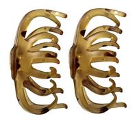 Anneome 2piezas Pinzas Pelo Estilo Francés Grandes Pinzas Retro de Tortuga Accesorios Cabello para Fiestas y Eventos Diarios