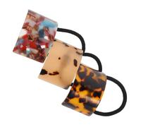 Anneome 3 Piezas Gomas Elásticas para Mujer con Diseño Geométrico de Accesorios de Cabello Elegantes y Resistentes Colores para Peinados Diarios y