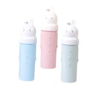 Anneome 3 Piezas Portacepillos de Dientes Portátil con Vaso Lavable y Soporte para Pasta Dental Diseño Compacto y Resistente para Viaje Material PP Duradero para Parejas y Color Aleatorio